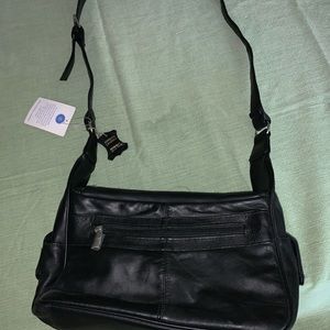 Brand-new black crossbody with tags